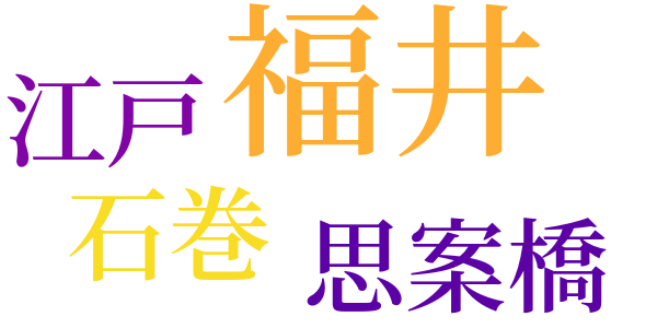 銭形平次捕物控のword cloud