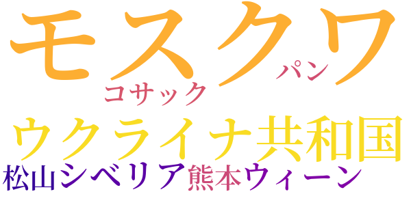 五ヵ年計画とソヴェトの芸術のword cloud