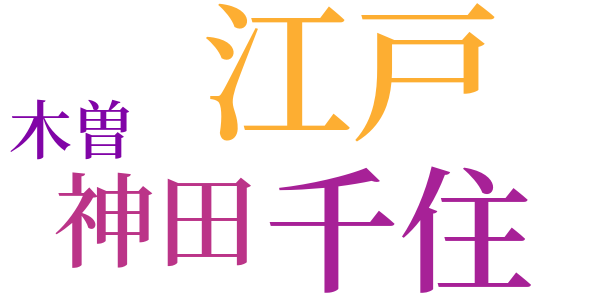 銭形平次捕物控のword cloud