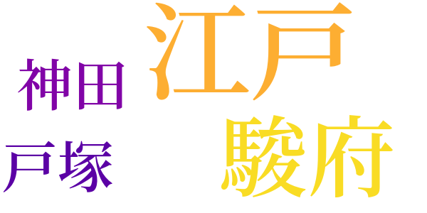 銭形平次捕物控のword cloud