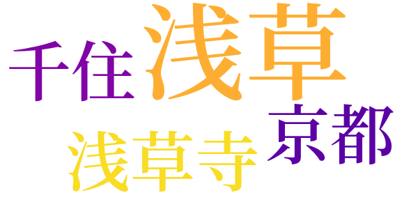 大凶の籤のword cloud