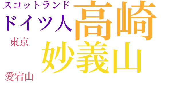 エトランジェのword cloud