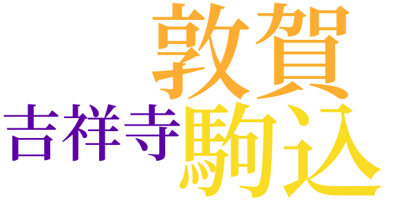 われらの家のword cloud