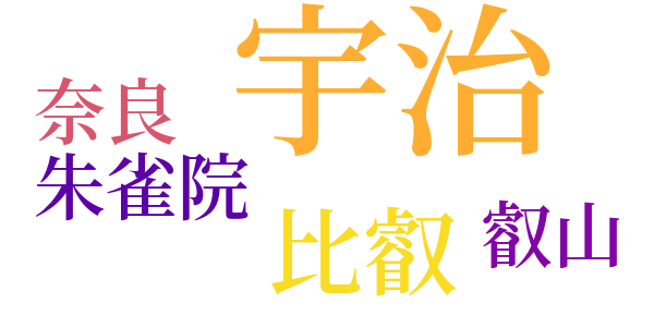源氏物語のword cloud