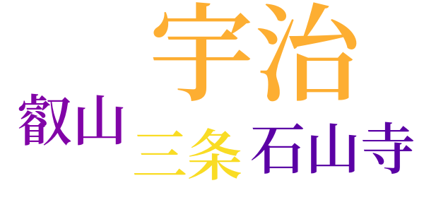 源氏物語のword cloud