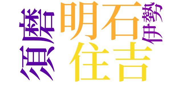 源氏物語のword cloud