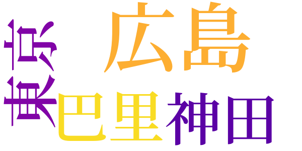 火の子供のword cloud