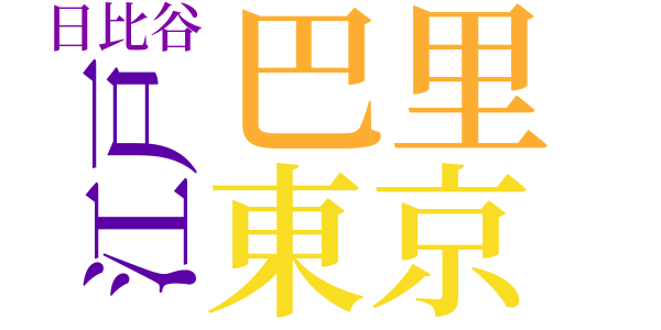 帝国劇場のオペラのword cloud