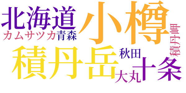 鰊漁場のword cloud