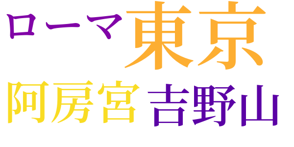 パノラマ島綺譚のword cloud