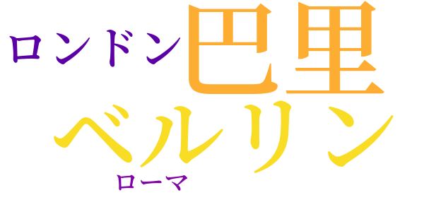 母と娘のword cloud