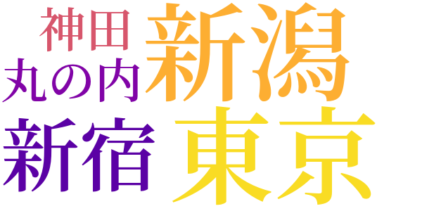 今朝の雪のword cloud