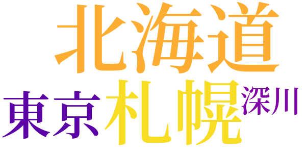 生不動のword cloud