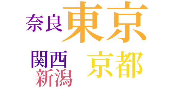 地方文化の確立についてのword cloud