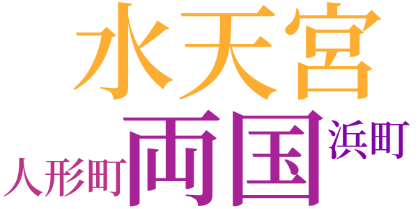 公園へ行く道のword cloud