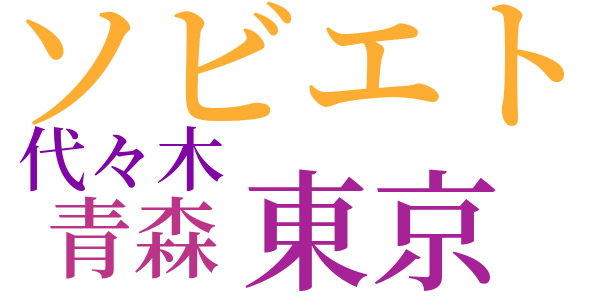 恐怖の季節のword cloud