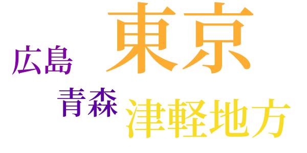 冬の花火のword cloud