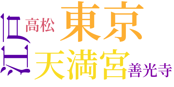 瓜の涙のword cloud