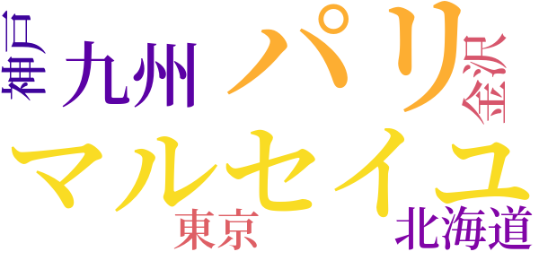 放浪者のword cloud