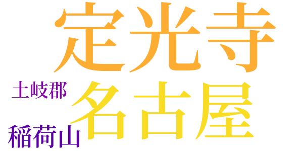 玉野川の渓谷のword cloud