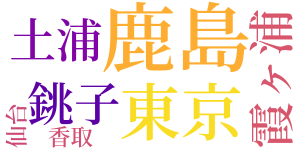 船路のword cloud