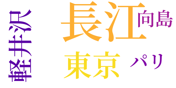 長江游記のword cloud