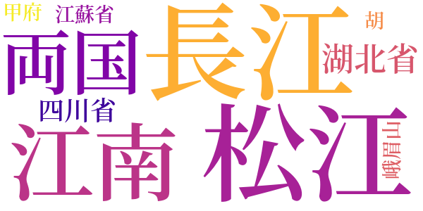 三国志のword cloud