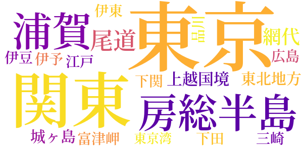 葵原夫人の鯛釣のword cloud