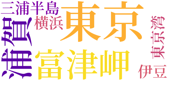 東京湾怪物譚のword cloud