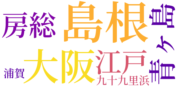 藤九郎の島のword cloud