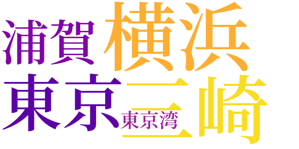 岬の端のword cloud